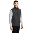 thumbnail image 4 of Port Authority Male Mock Neck Vest Black Char Hth X-Large, 4 of 6