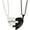 G mother son-2, variant on 2Pcs Love Heart Puzzle Pendant Necklace Set Adjustbale Broken Split Heart Best Friend Matching Necklace for Women Men Brother Sister Friendship Jewelry Gift