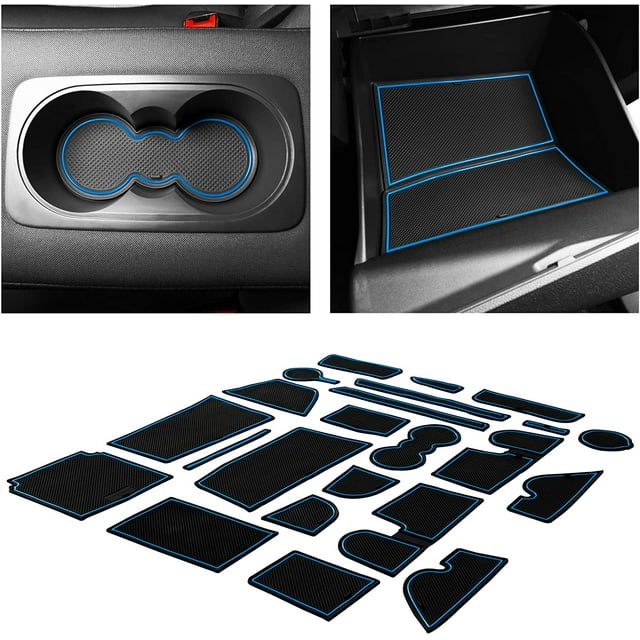CupHolderHero fits Ford Escape Accessories 2017-2019 Premium Custom Interior Non-Slip Anti Dust Cup Holder Inserts,