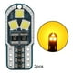 thumbnail image 4 of 2 bombillas LED W5W T10 194 168 DC12V para luces de estacionamiento y de techo de repuesto Luz amarilla, 4 of 8