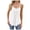 White, variant on ClodeEU Women's Spaghetti Strap Pleated Swing Cami Top,Casual Loose Fit Flowy Tank Hot Pink,Womens Plus L
