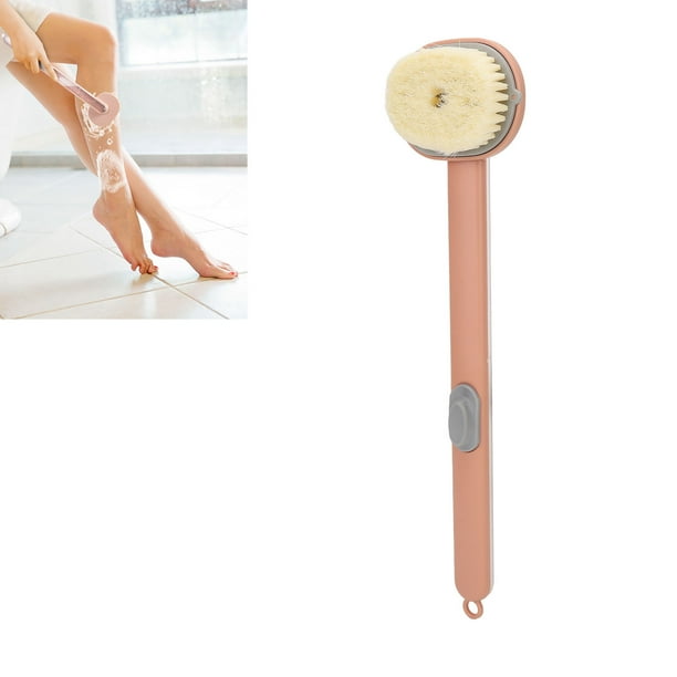 Cepillo De Ducha De Extendido Con Cerdas Suaves Para La Limpieza De La Piel, Masaje, Exfoliante, Pies Molidos, Spas De De Baña De Ducha Largas Compatibles Con Gel De Ducha