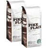 Starbucks Pike Place Roast Coffee, Medium Roast Whole Bean Coffee, 16 Oz (Pack Of 2)