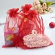 thumbnail image 4 of Bolsas de regalo de Organza para joyería, bolsitas blancas con cordón para boda, fiesta, Navidad, dulces, 50/100 piezas, 4 of 5