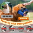 thumbnail image 6 of Dog Muzzle, Soft No Barking Adjustable Mesh Muzzles for Small Dogs Anti Chewing, Breathable Puppy No Bite Muzzle for Toy Poodle Pomeranian, etc, Suit for Grooming Vet Visits Allows Panting, 6 of 6
