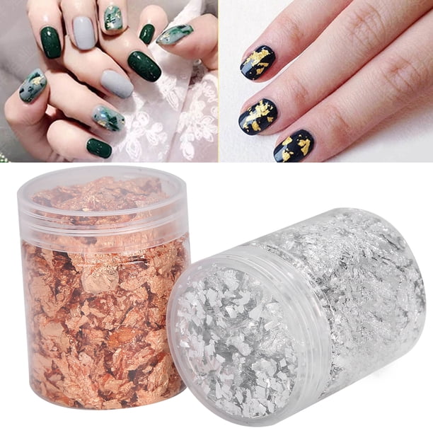 Copos De Oro Para Bricolaje, Lámina De Oro Para Manicura De 5g, Pintura Acrílica Para Decoración De Pintura De Manicura, Pintura Artesanal Para El Hogar