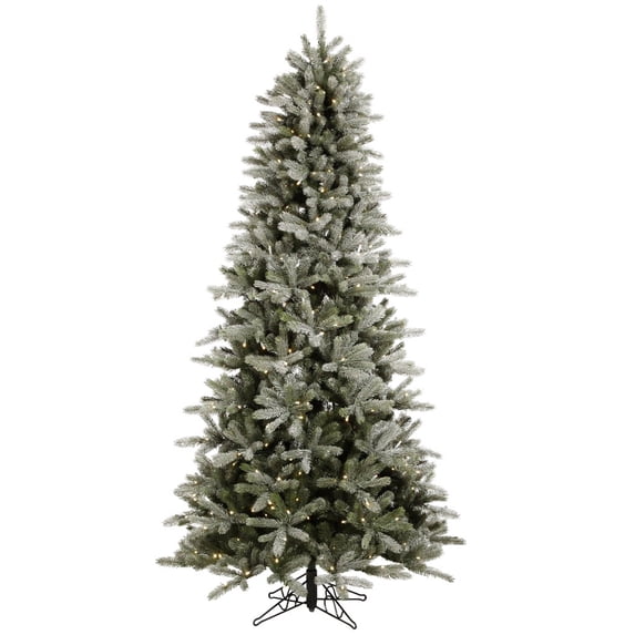 Vickerman 18124 - 9.5' x 54" Frosted Frasier Fir 1000 Italian LED Warm White Lights Christmas Tree (A101086LED)