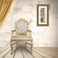 thumbnail image 3 of Shaffer Johnson, Sandee 9x18 Gold Ornate Wood Framed with Double Matting Museum Art Print Titled - West meets East II, 3 of 4