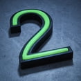 thumbnail image 1 of Glow in the Dark House Numbers - Green / Solar Powered House Numbers - Green, 1 of 6