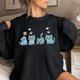 thumbnail image 1 of Pop cazadora para niña Demon Hunters Round-Neck Sweatshirt,Soft Streetwear Pullover,Cute Long Sleeve Sweatshirt for Fall Winter 1*Top （Black）, 1 of 3