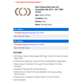 thumbnail image 2 of Rear Parking Brake Shoe Set - Compatible with 2010 - 2017 GMC Terrain 2011 2012 2013 2014 2015 2016, 2 of 2
