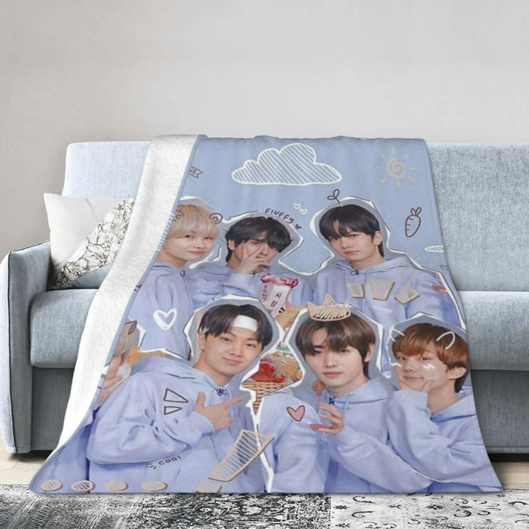 Super Soft Flannel Throw Enhypen Blanket 60