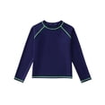 thumbnail image 4 of Eltusu Boys Rush Gard T-Shirts, Pullover Quick Dry Crewneck Casual Tee with Shorts Sleeve Navy Size 4-5 T, 4 of 8