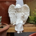 thumbnail image 3 of YIEMEEN European Sculpture Cherub Figurinee Angela Memorials Angela Garden Statue God Table, 3 of 20