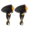 thumbnail image 1 of 2 uds., Luces indicadoras de señales de para motocicleta, lámpara , 12 V, 20 LED, CNC, Color negro universal Cola Luces indicadoras de ámbar, 1 of 8