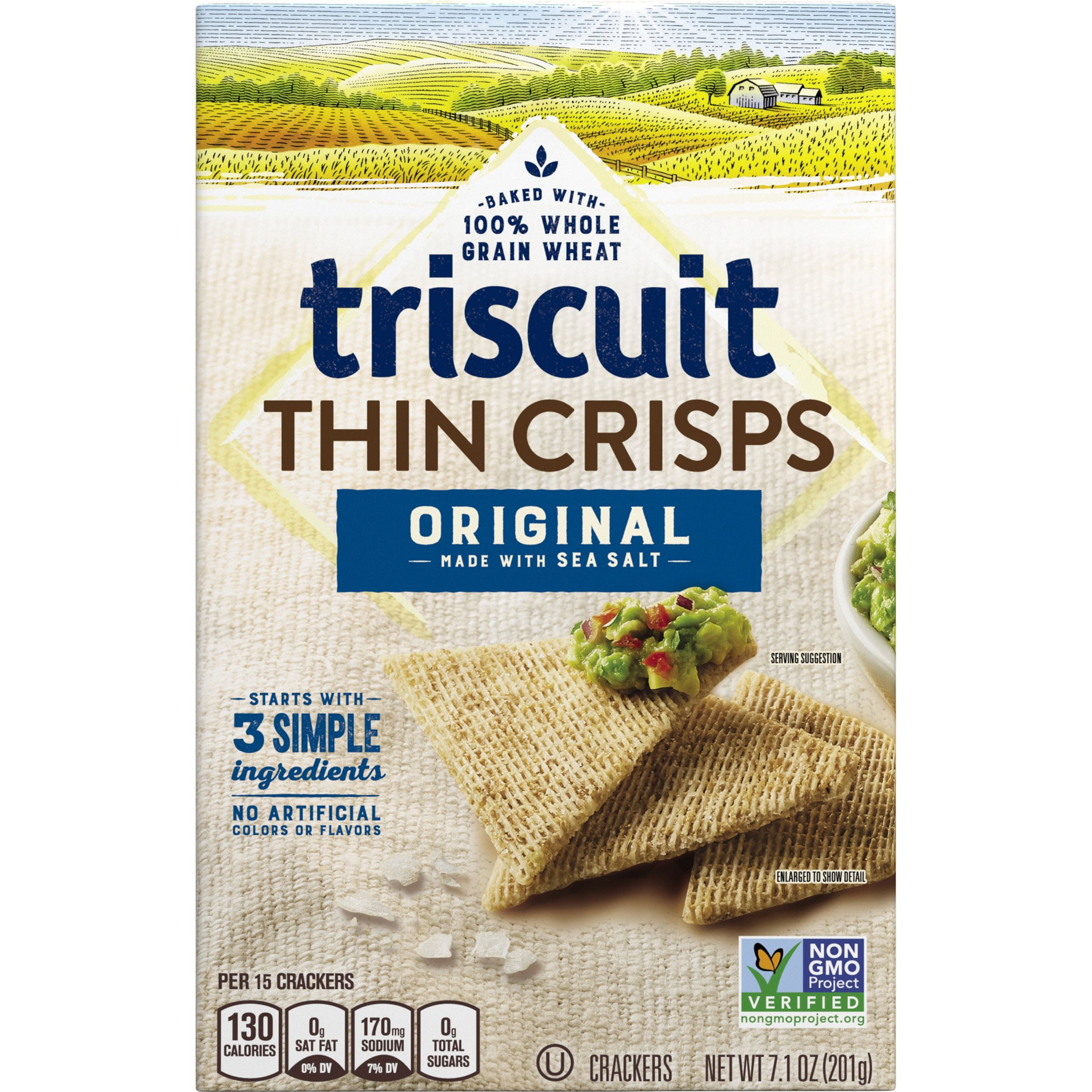 Nabisco Triscuit Thin Crisps Original Crackers, 7.1 Oz.