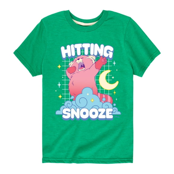 Turning Red - Hitting Snooze - Youth Short Sleeve Graphic T-Shirt