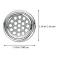 thumbnail image 2 of 20pcs Bathroom Wash Basin Overflow Rings Bathroom Sink Overflow Drain Covers, 2 of 5
