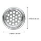 thumbnail image 2 of RENACLIPY 20Ud Cubierta De Desagüe Para Lavabo Anillo Plateado Resistente, 2 of 6
