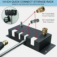 thumbnail image 4 of High Pressure Washer Wall Rack, Stainless Steel 1/4in Quick Connect Easy Installation Pressure Washer Holder  for Nozzle Tip for Washer, 4 of 7