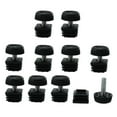thumbnail image 1 of Unique Bargains 10 Sets 30mm Base Dia Adjustable Leveling Foot 25mmx25mm Square Insert Kit, 1 of 8
