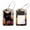 multicolored 1, variant on PhooArto 2 Pack Leather Luggage Tag with Stainless Steel Loop, Galaxy Donkey Butterflies Baggage Handbag Travel Suitcase Tags with Name ID Card Perfect to Quickly Spot Luggage Suitcase