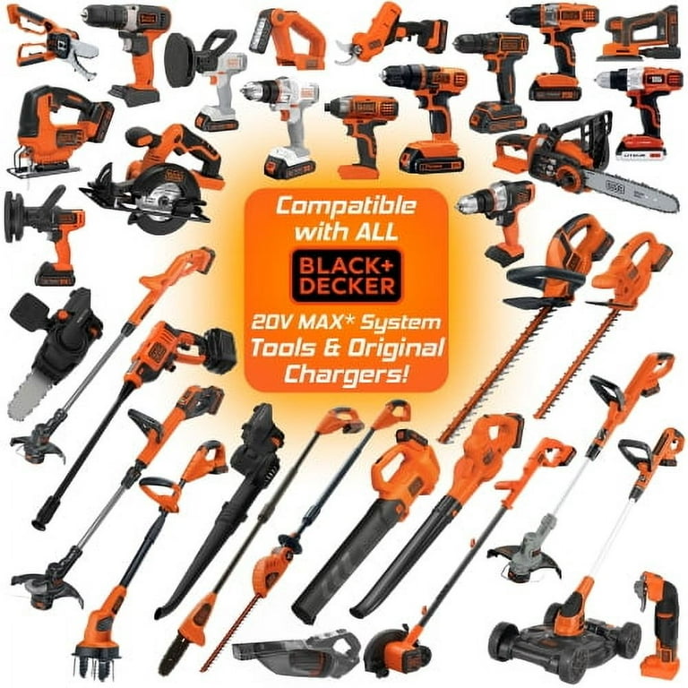 20V Lithium-ion Battery for BLACK+DECKER 20 Volt LBXR20