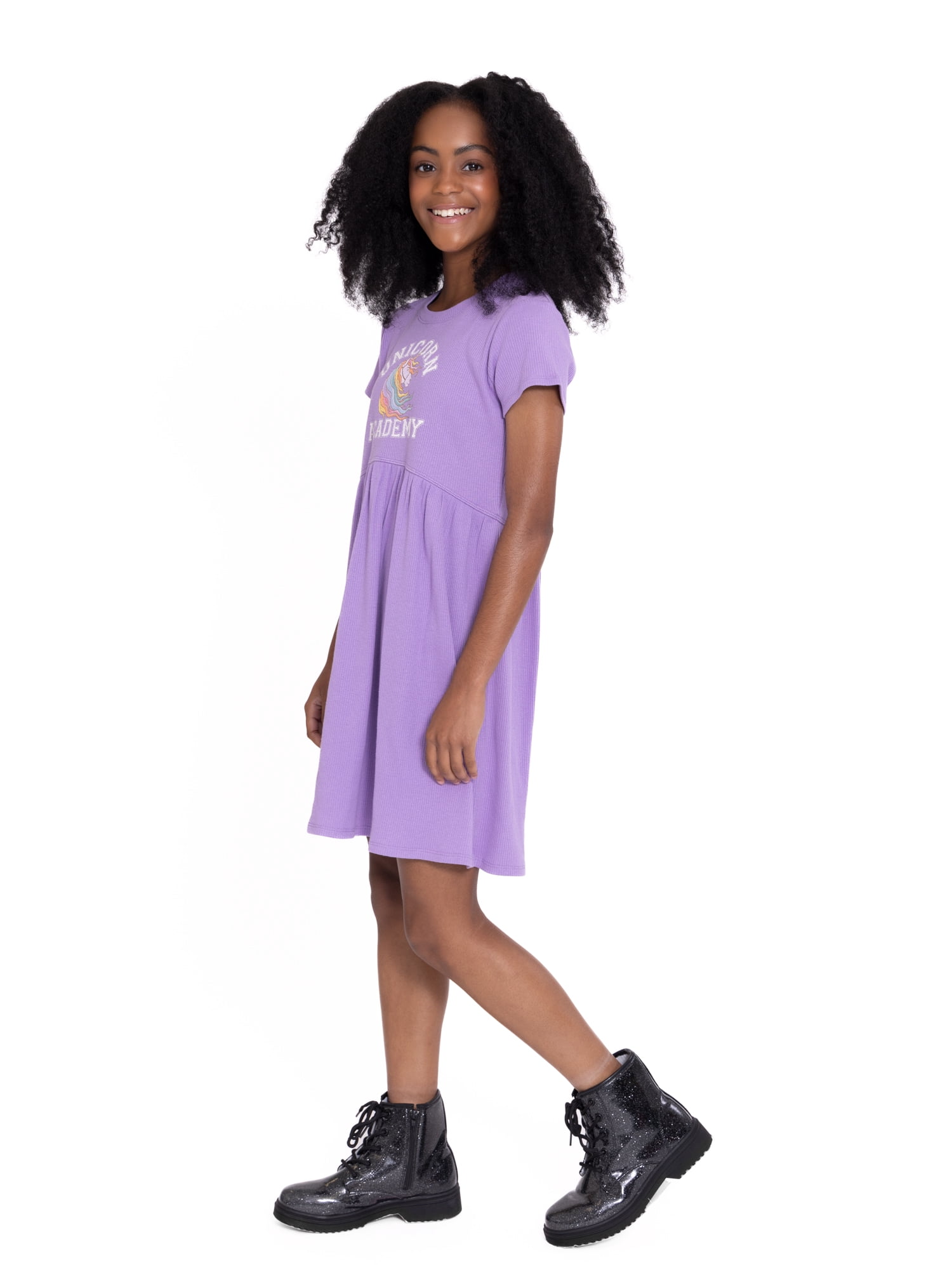 Union Academy Comfort Fit Graphic Short Sleeve Dress, 6-6X (Girl's)