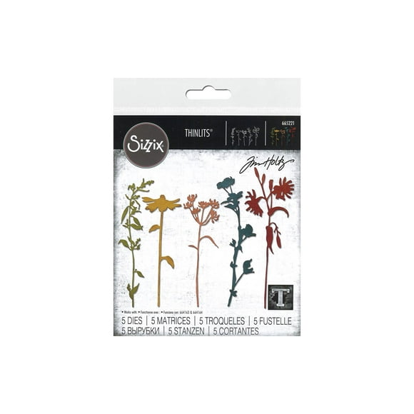 Sizzix THoltz Thinlits Die Wildflower Stems #3