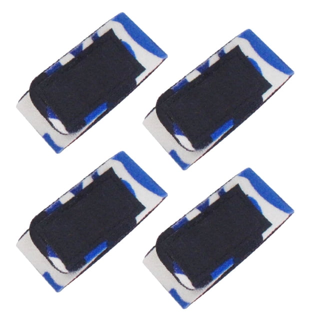 Eigraketly 4 Uds. De correas para caña de pescar, tirantes para atar, cinturones de sujeción, gancho para cinturón, varillas de bucle, dispositivos de Pescar Camuflaje Eigraketly OD030383-05