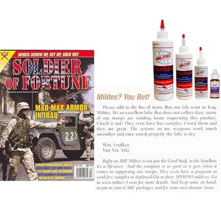 MILITEC-1 Multi-Purpose Metal Conditioner & Lubricant - Advanced Synthetic Oil for Firearms, Engines, Knives, Tools & Heavy Equipment, 2-Pack