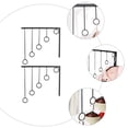 thumbnail image 3 of 1 Set Hook Ring Hanger Clothes Display Non Skid Circle Rack Clothes Organizer, 3 of 9