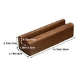 thumbnail image 2 of BESTYASH Mirror Holders Support Solid Wood Minimalist Interior Designers Bedroom 1Set, 2 of 8