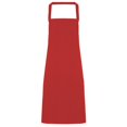 thumbnail image 1 of Premier - Delantal estrecho sin bolsillo para mujer (Rojo), 1 of 1