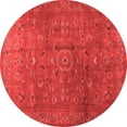 thumbnail image 1 of Ahgly Company Indoor Round Persian Red Traditional Area Rugs, 5' Round, 1 of 4