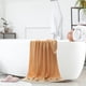 thumbnail image 4 of Toalla de baño de algodón grueso para adultos, toallas grandes absorbentes suaves de 140x70 cm para hombres y mujeres, paquete de 2 toallitas de secado rápido de gran tamaño para el hogar, el, 4 of 5