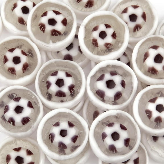 Soccer Cut Rock Candy, Birthday Party Favors, 1 Lb Box