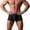 Black, variant on Trendy Lace Mesh Mens Underwear Stretch Lightweight Breathable Casual Boxer Briefs Solid Color Sheer Stylish Soft Comfy Boxers for Daily Wear Red L