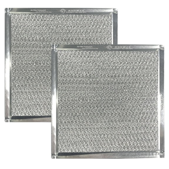 Air Filter Factory Replacement for S99010201 Broan Aluminum Grease Filter 2-Pack