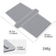 thumbnail image 5 of Inteprter Almohadilla de silicona para fregadero de cocina resistente a golpes y arañazos, y se pueden colocar fácilmente artículos pequeños. Cocina y Comedor negro, 5 of 5