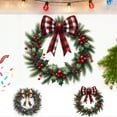thumbnail image 1 of Adhesivos Decorativos Navideños: Ramas de Pino, Piñas, Lazos y Coronas | Pvc Multicolor | 37 X 37 Cm | Decoraciones Navideñas, 1 of 7