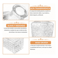 thumbnail image 4 of Juego De 40 Floreros Jarrones De Vidrio Cristal Xtellar Transparente, 4 of 4