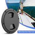 thumbnail image 6 of jiaping 127mm / 5 inch Black Boat RV Deck Plate Access Cover ABS, 6 of 7
