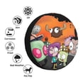 thumbnail image 4 of Dib Invader Zim Gaz Gir Spare Tire Cover Waterproof Dust-Proof Universal Wheel Tire Cover Protector Accessories 14" 15" 16" 17", 4 of 7