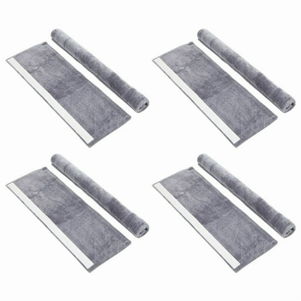8X La Manija de La Puerta del Refrigerador Utensilios de Cocina Guantes Antideslizantes Decorativos Horno Gris