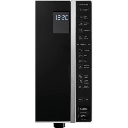 1.1 Cu. Ft. Countertop Microwave - 900W, 10 Power Levels, 6 Pre-Set Menus, Digital Display, Silver
