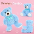 thumbnail image 2 of Oso de peluche Mao Golan, 34 cm, azul, paquete de 3 unidades para niñas, 2 of 6