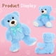 thumbnail image 2 of Oso de peluche Mao Golan, 34 cm, azul, paquete de 3 unidades para niñas, 2 of 6