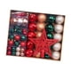 thumbnail image 4 of Adornos de bolas de Navidad Decoraciones para árboles de Navidad Adornos para árboles para festivales Rojo verde marrón, 4 of 9