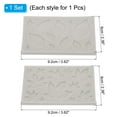 thumbnail image 2 of 2pcs Polymer Clay Mold, Clay Mold Fondant Mold Maple Leaf Mold Silicone for Crafts Air Dry DIY Cake, Grey, 2 of 6